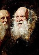 Peter Paul Rubens Study Heads of an Old Man oil painting reproduction